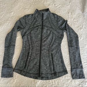 Lululemon Define Jacket Womens Black Gray Size 6 Small